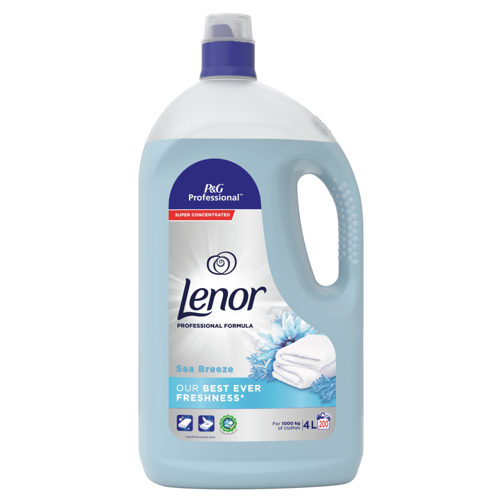 Lenor Professional Sea Breeze Fabric Softener – 4L - Lynx Dry Cleaning ...