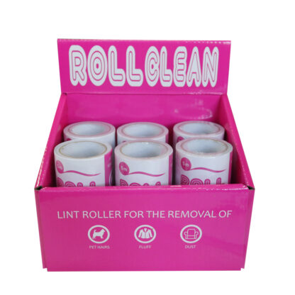 Roll Clean 5M Refills - Pink - Box Of 6