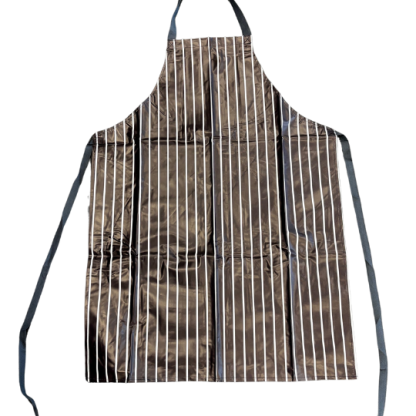 Navy & White Stripe PVC Apron 70cm x 100cm