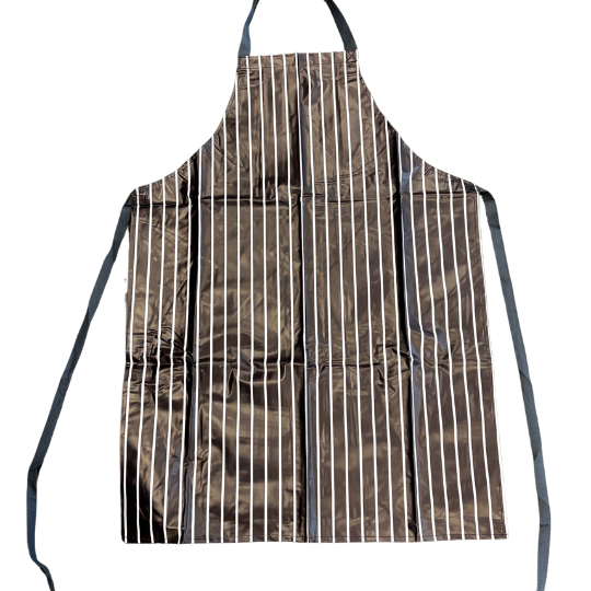 Navy & White Stripe PVC Apron 70cm x 100cm - Lynx Dry Cleaning Supplies Ltd