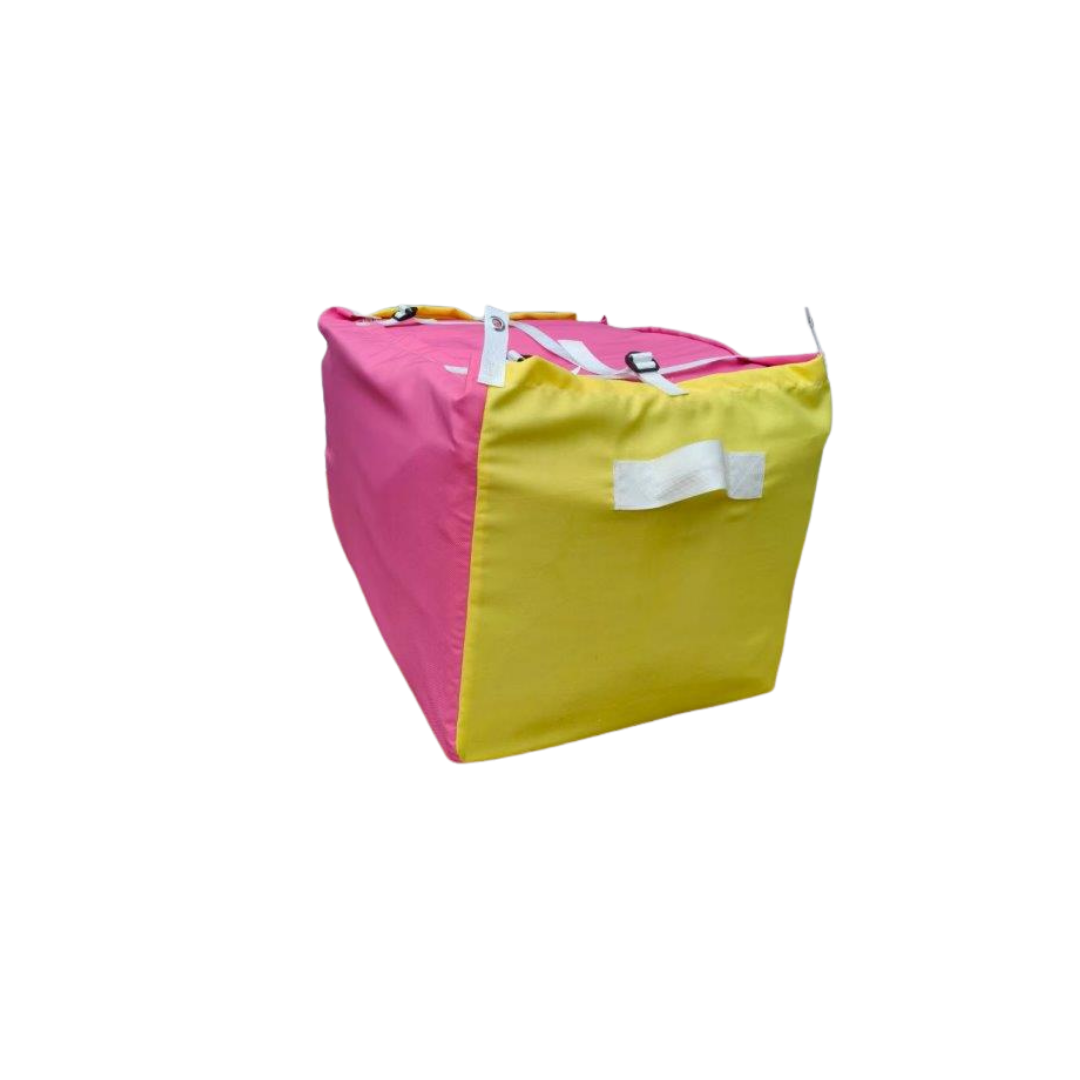 Bnb Supplies Heavy-Duty Pink Laundry Bag – Large Commercial Linen Bag With Drawstring