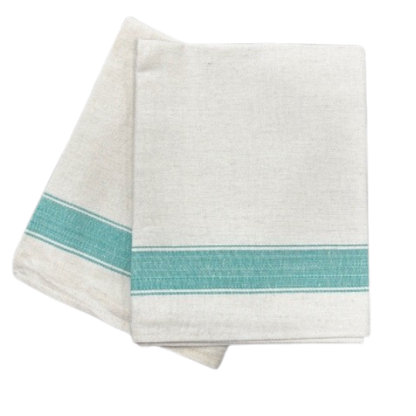 Green Herringbone Kitchen Cloth - Bale Of 250