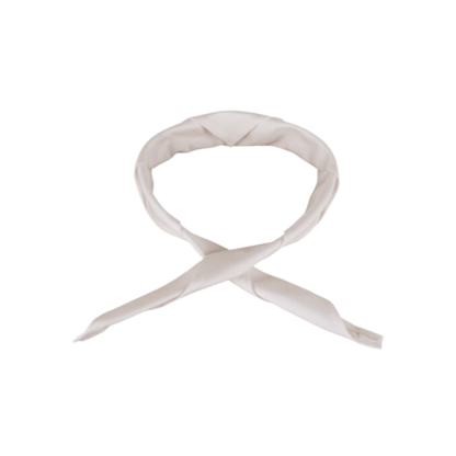 White Neckerchief - 100% Cotton